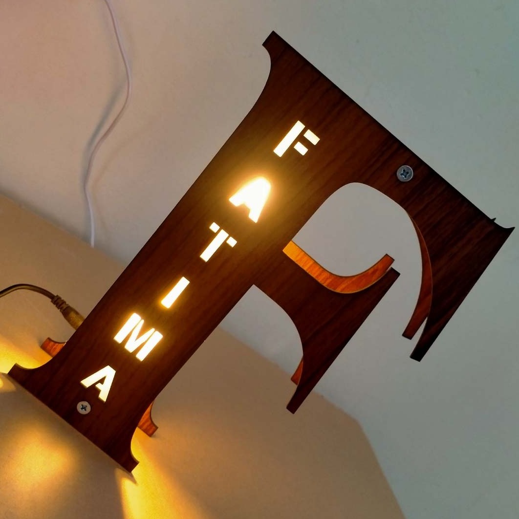 Alphabet Name Lamp
